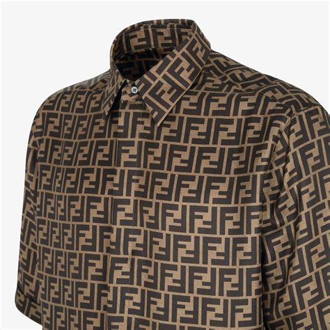 camicia fendi seta
